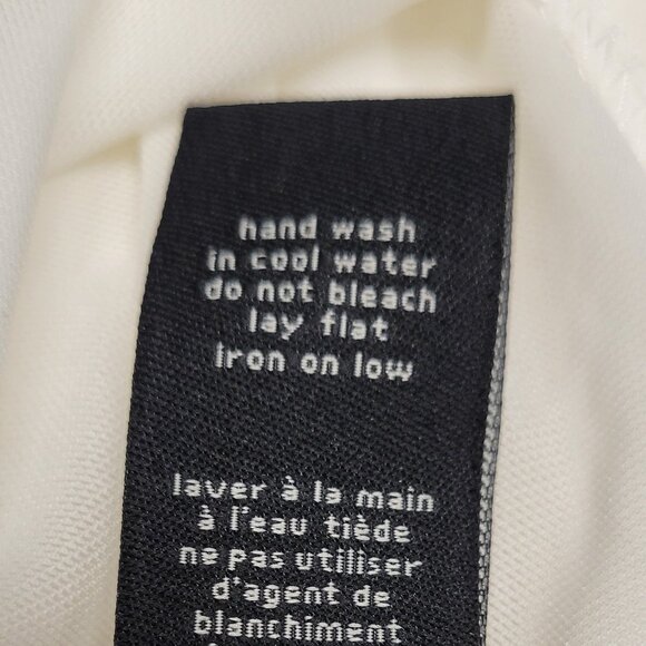 Oversized White Tunic Swimsuit CoverUp Loose Fitting Lightweight Top-Size S - Picture 8 of 9